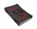 New Cut Work Handmade Antique Double Dragon Design Leather Journal Notebook 120 Pages Blank Unlined Paper Notebook & Sketchbook